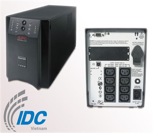 SUA1000I	APC Smart-UPS 1000VA USB & Serial 230V