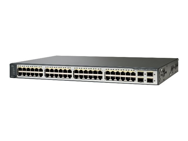 Cisco Catalyst WS-C3750V2-48PS-S POE switch 
