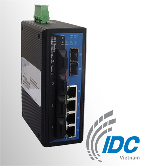 38	4 ports 10/100Baes-T(X)+4 ports 100Base-FX Multi-mode SC/ST+ 2 gigabit Ethernet ports (SFP slots)