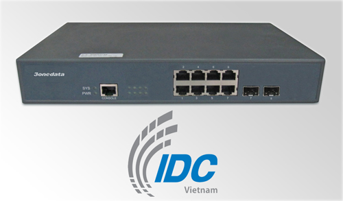 Switch quang công nghiệp 6 10/100/1000M Fast Ethernet ports, 2×1000M TX/SFP combo ports1 CONSOLE