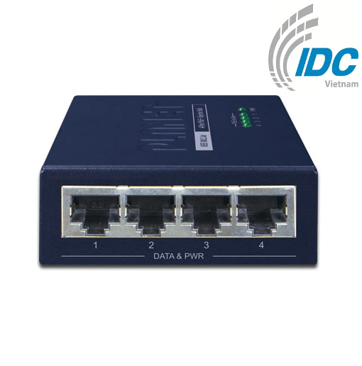 4-Port IEEE 802.3at High Power over Ethernet Injector Hub