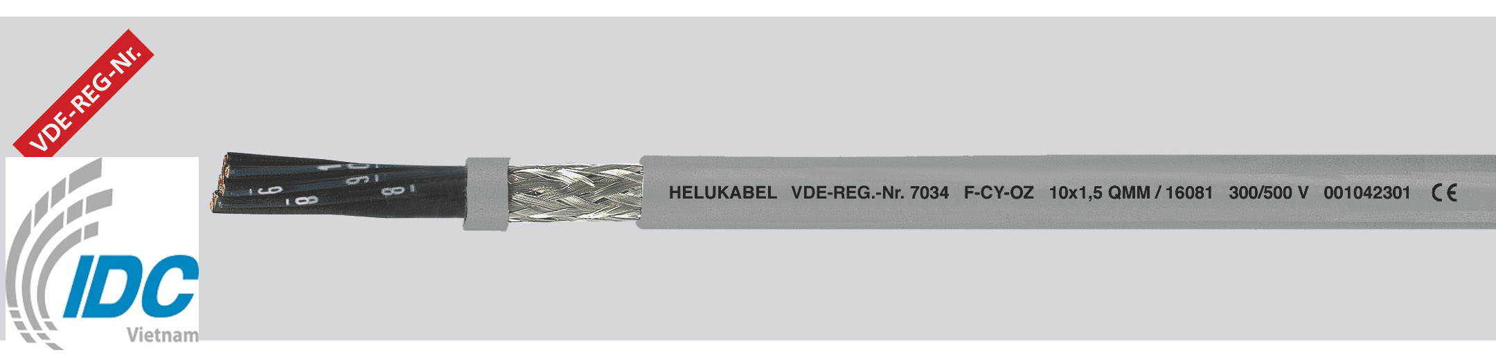CABLE HELUKABEL F-CY-OZ (LiY-CY) 7x0,5mm2 (16537)